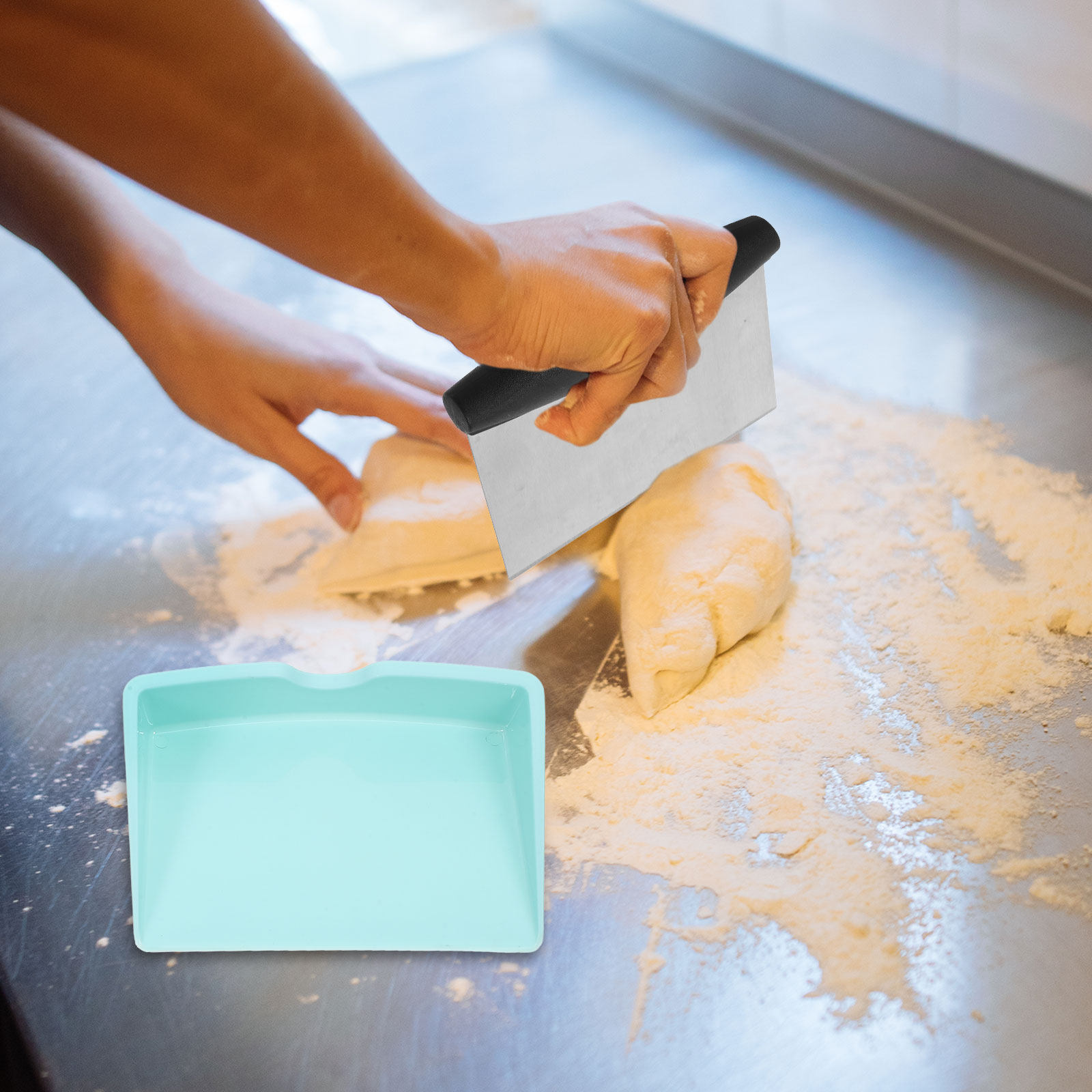 Bench Scraper Dough - Conjunto de 1 Peça: Cortador de