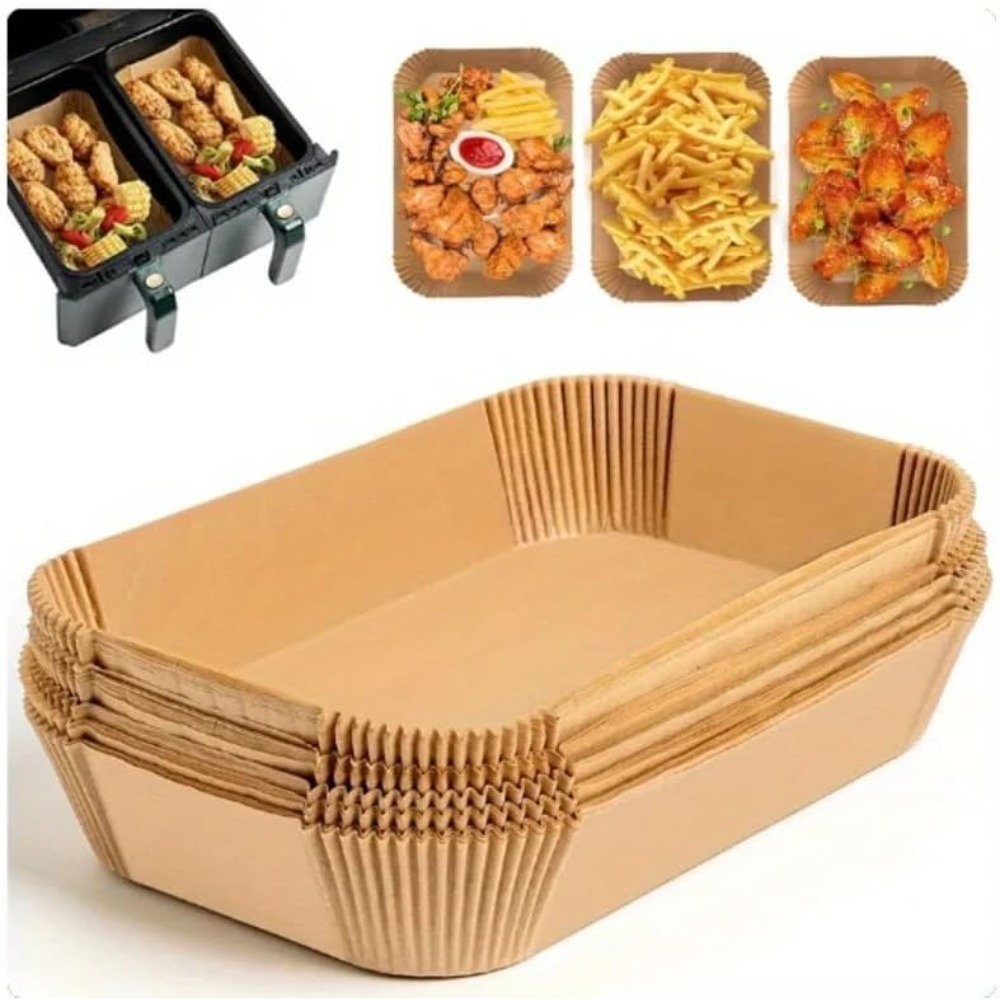 Kitchen Baking Sheets - 50/100 unidades de Papel Descartável Retangular