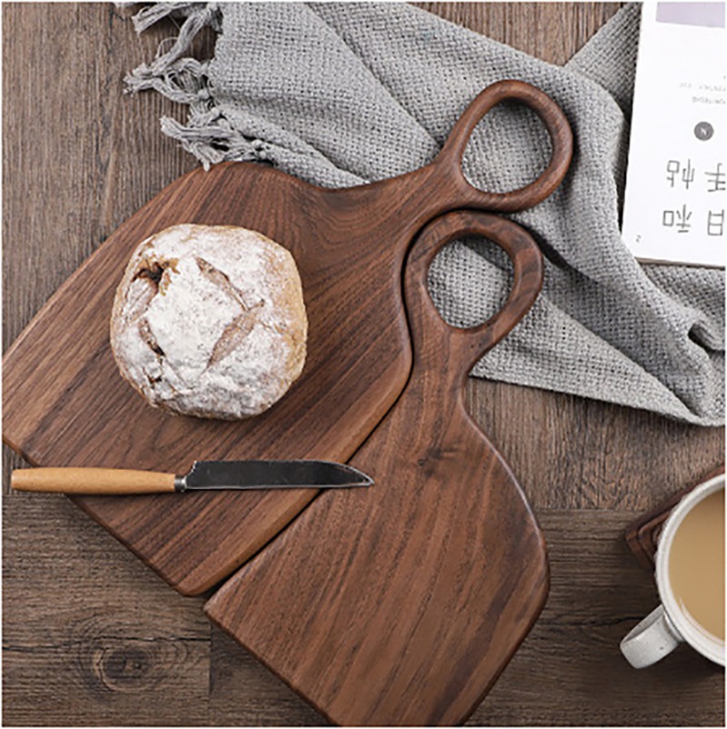 Kitchen Baking Tray - Placas de cortar sólidas de nogueira
