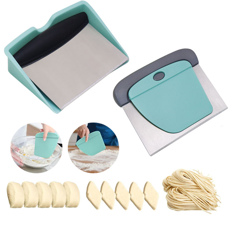 Bench Scraper Dough - 2 em 1 raspador de bancada