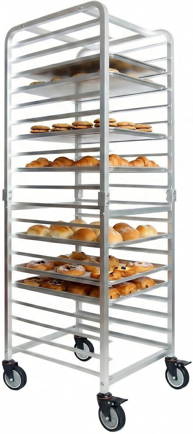 Kitchen Baking Sheets - Carrinho de Resfriamento Móvel para Padaria
