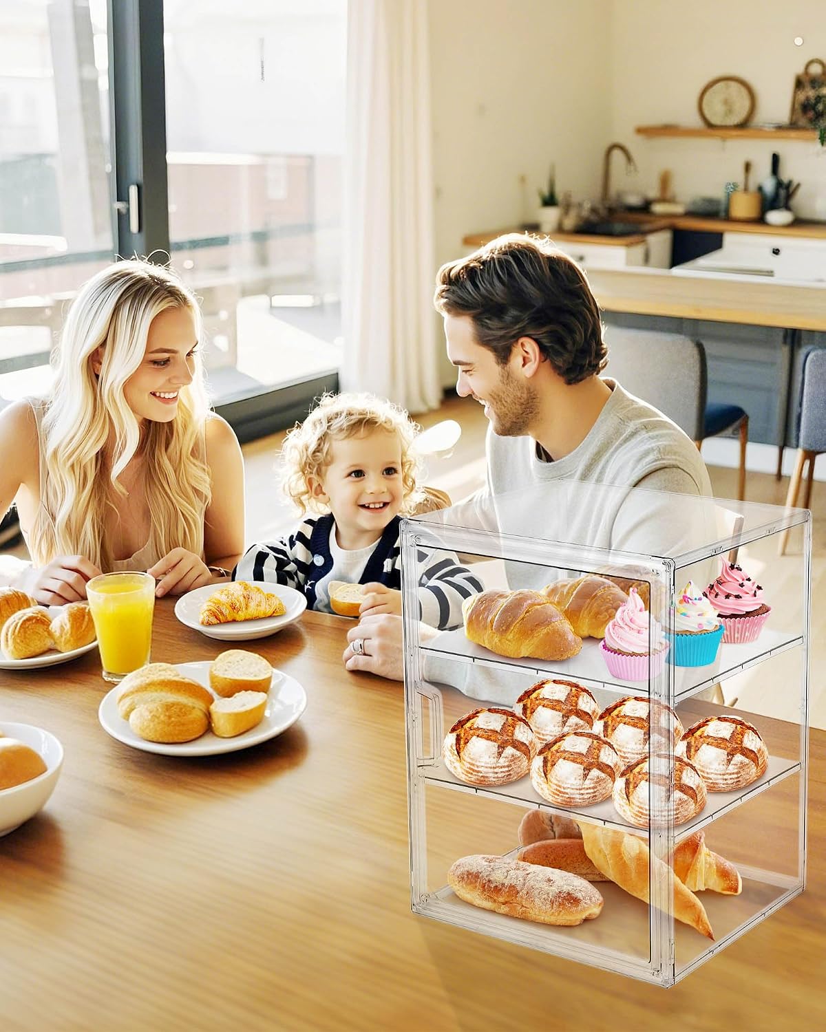 Vitrine para Doces, Caixa de P - Kitchen Baking Containers avaliação e preço