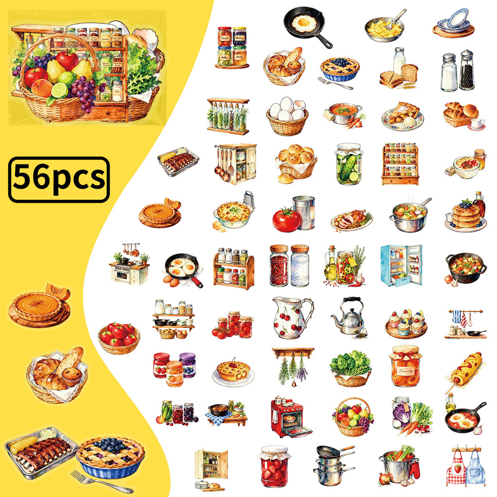 56 Adesivos PET Retrô para Coz - Kitchen Baking Sheets avaliação e preço