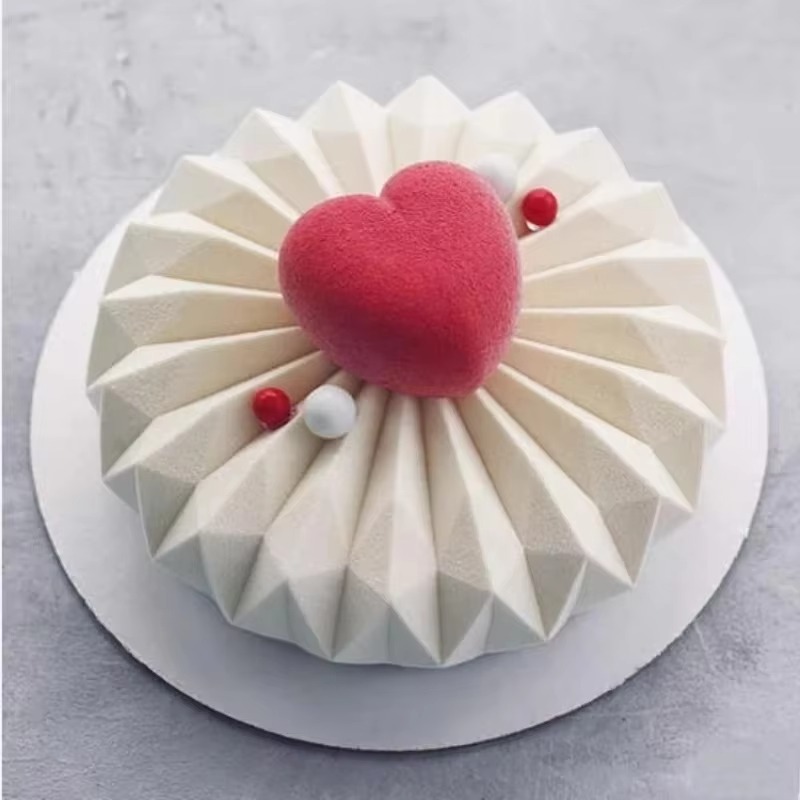 3d redondo francês mousse bolo - Kitchen Baker avaliação e preço