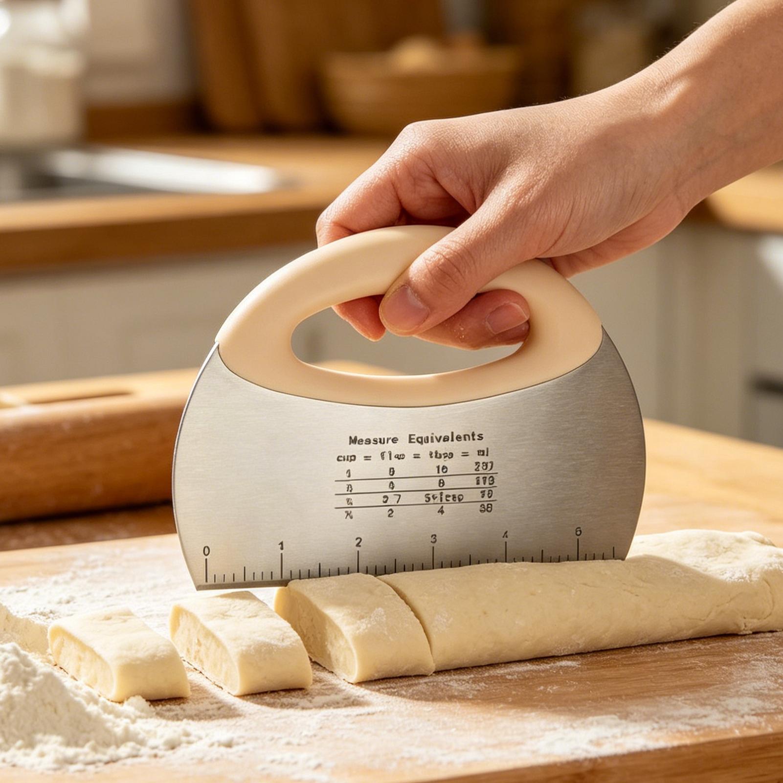 Cortador de Massa de Aço Inoxi - Bench Scraper Dough avaliação e preço