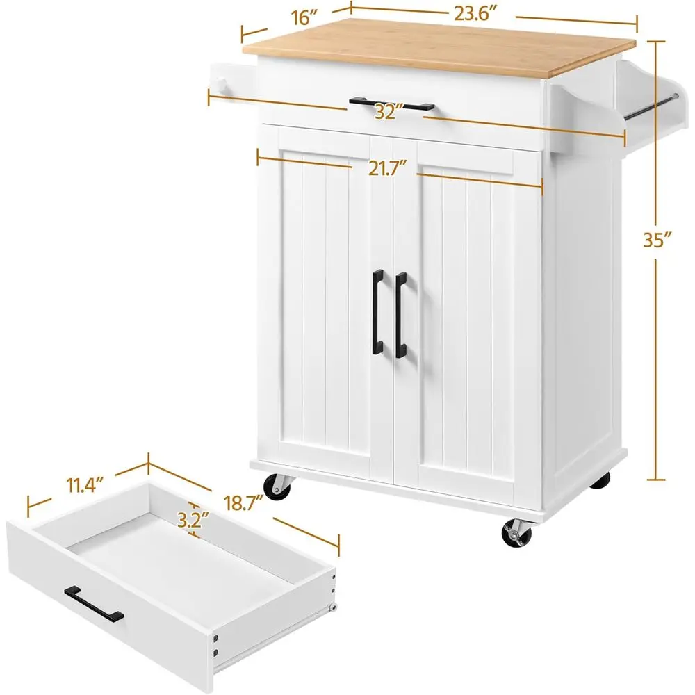 Carrinho de Cozinha Branco com - Kitchen Queen avaliação e preço