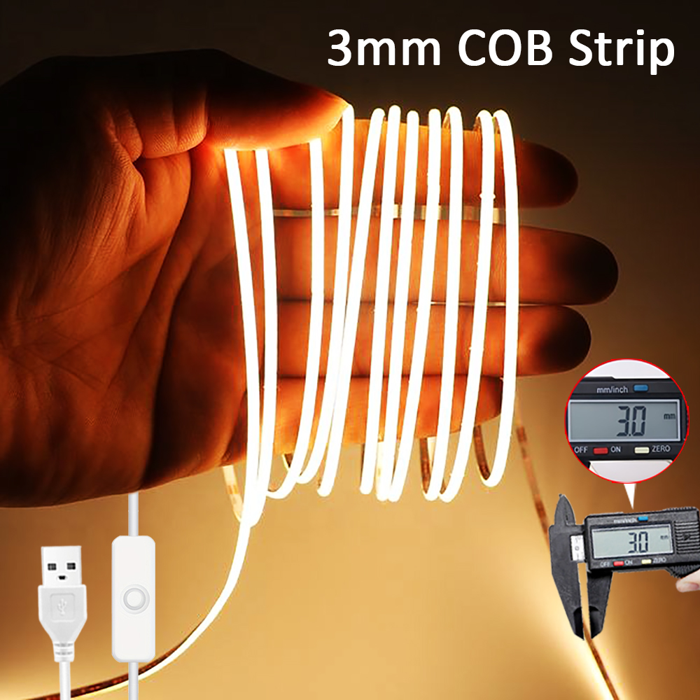Fita LED COB Ultra Fina de 3mm - Kitchen Baking Cabinet avaliação e preço