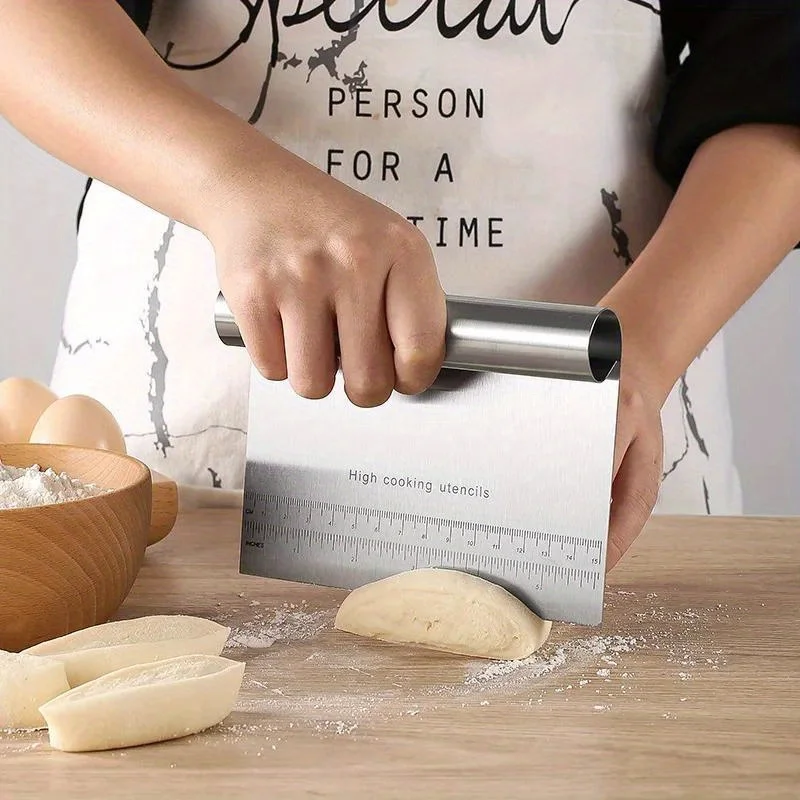 Cortador de massa raspador de  - Bench Scraper Dough avaliação e preço