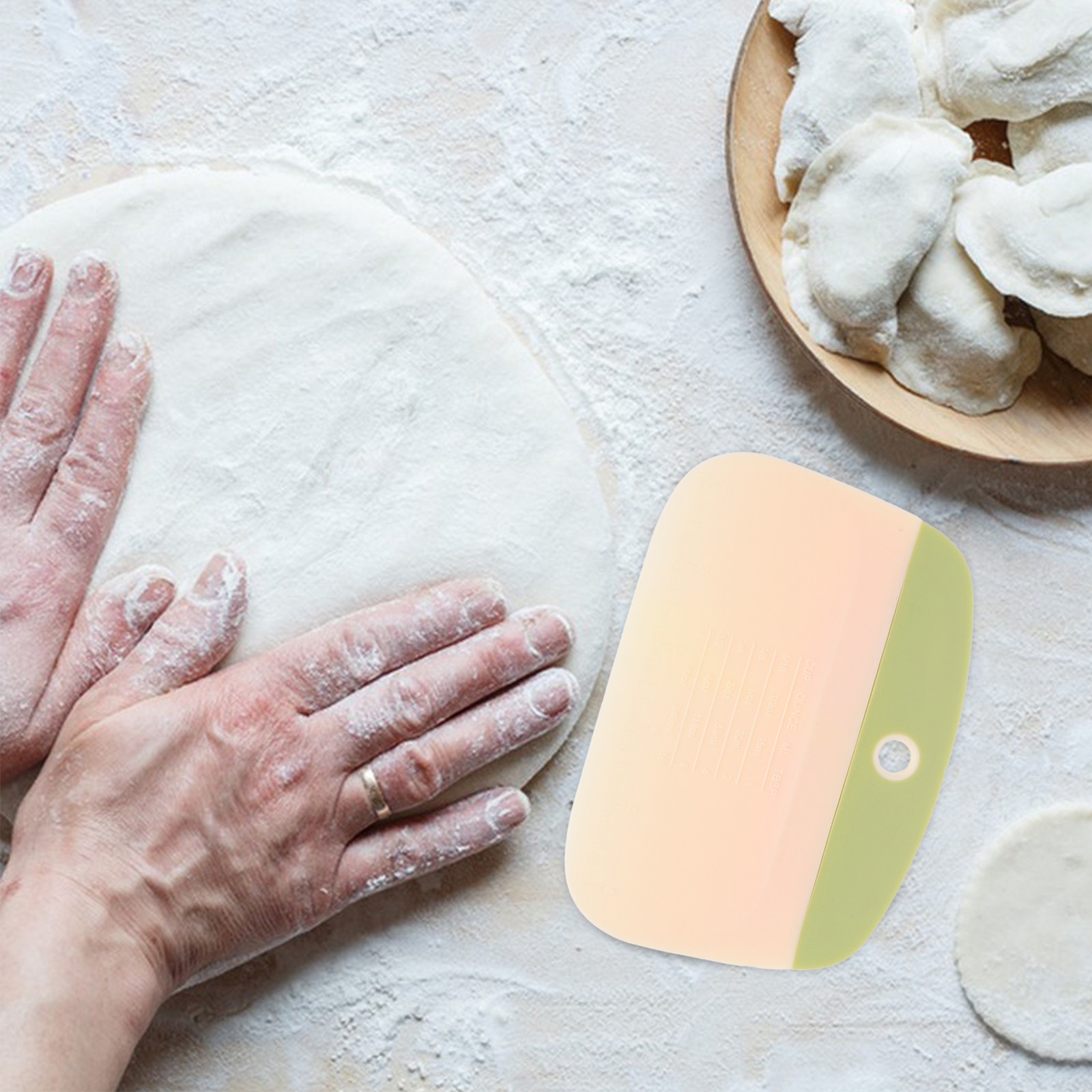 2 Peças de Espátulas para Mass - Bench Scraper Dough avaliação e preço