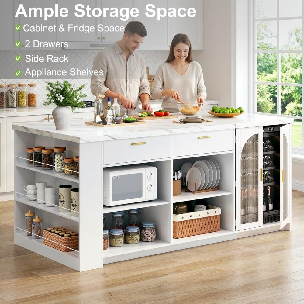 Ilha de cozinha grande de 71 p - Kitchen Queen avaliação e preço