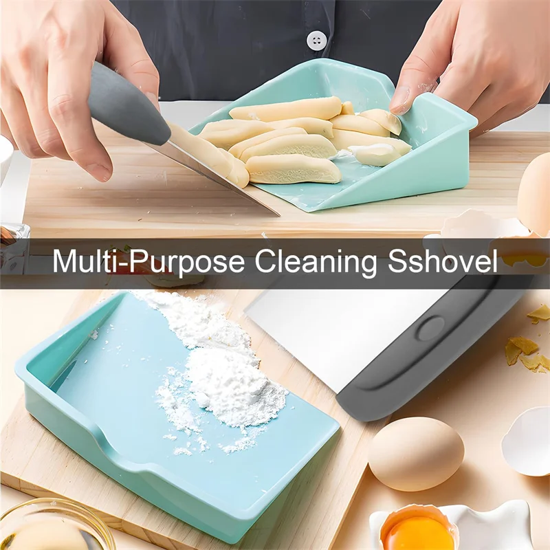 2 em 1 raspador de bancada cor - Bench Scraper Dough avaliação e preço