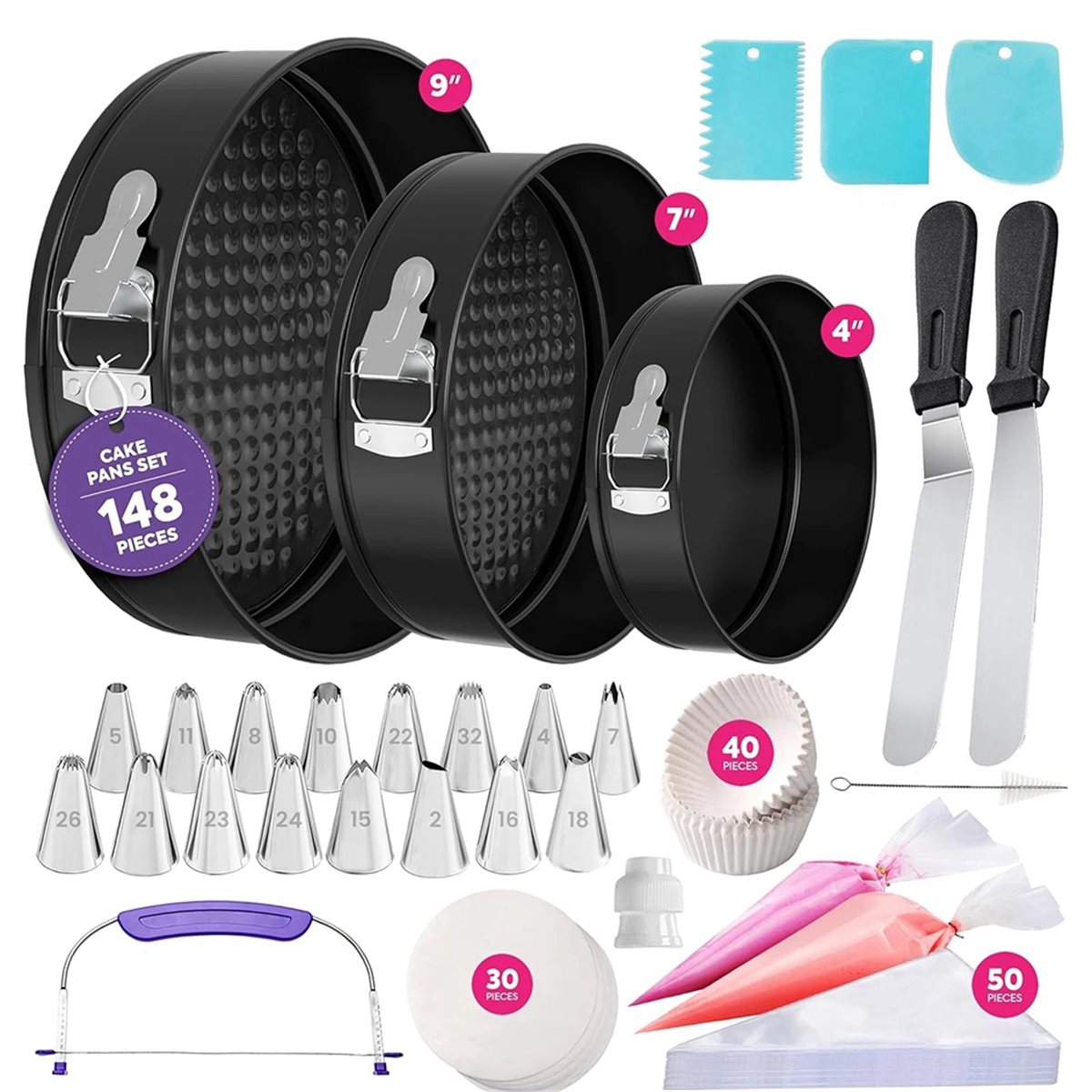 Conjunto de Formas para Bolo M - Springform Pan Set avaliação e preço