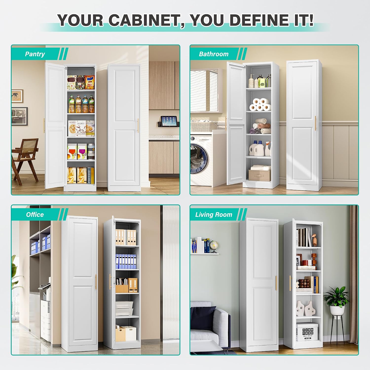 Armário de Armazenamento Alto  - Kitchen Baking Storage avaliação e preço
