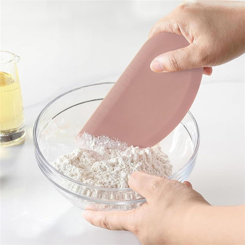 AEE2-Silicone tigela raspador  - Bench Scraper Dough avaliação e preço